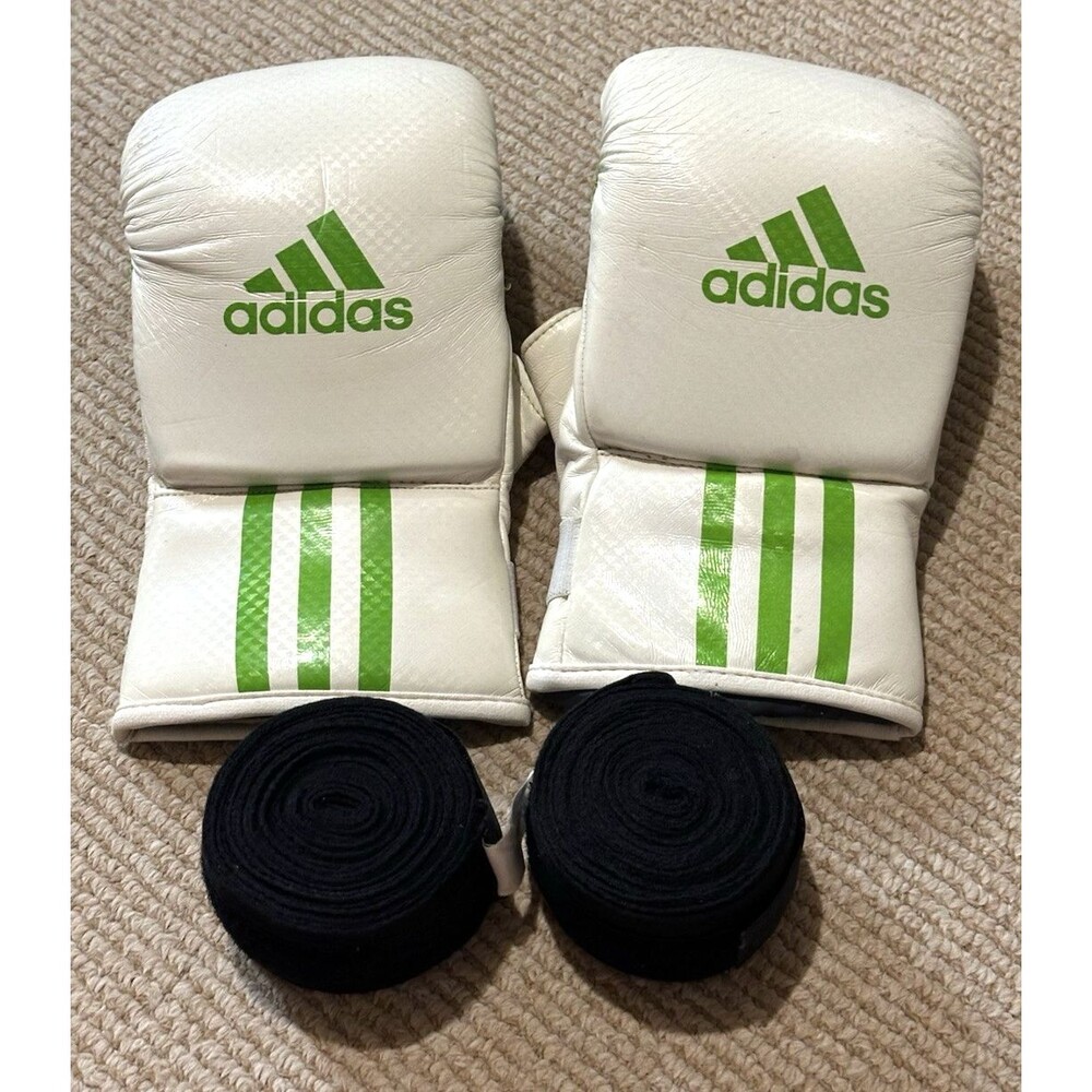 Boxing Adidas Gloves Clima Cool & black hand wraps Century Martial Arts Kickbox